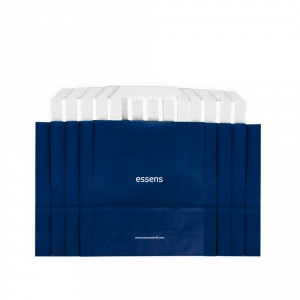 10 pcs. Paper bag blue 22 x 18 x 8 cm