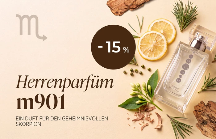 Ein Duft, inspiriert vom Sternzeichen Skorpion