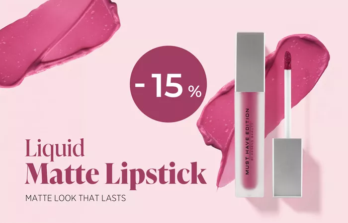 Liquid matte lipstick - a matte look that lasts!