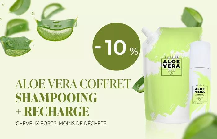Coffret Shampooing Aloe vera + recharge