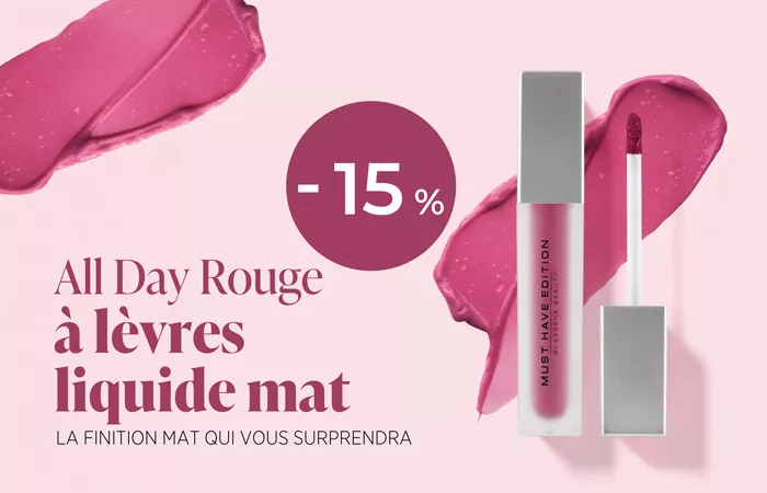 Rouge à lèvres liquide mat – un fini mat qui tient !