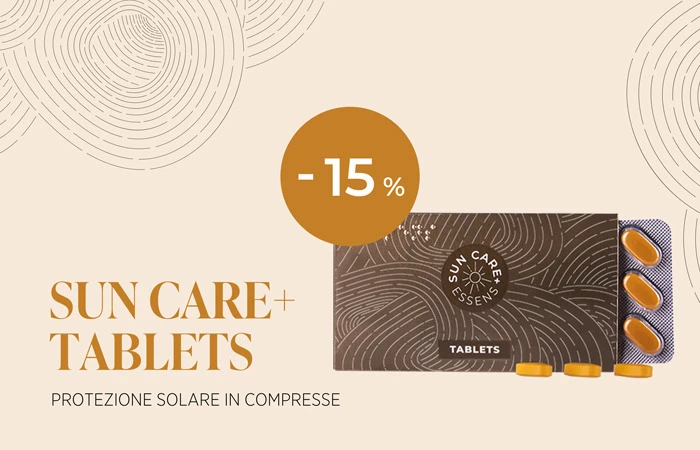 SUN CARE+ TABLETS – preparate la pelle al sole anche in inverno