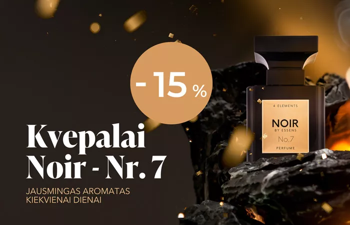 Kvepalai Noir Nr. 7 – jausmingas aromatas kiekvienai dienai