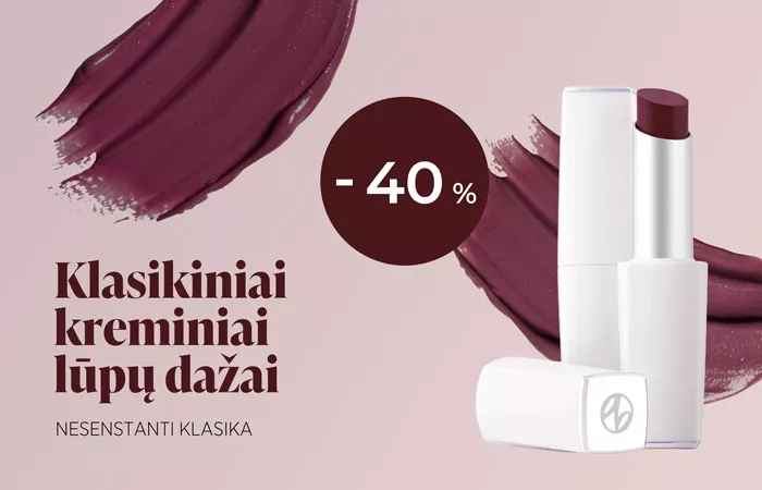 Klasikiniai kreminiai lūpų dažai – klasika, kuri niekada neišeina iš mados.