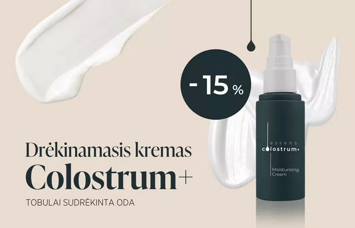 Colostrum+ Drėkinamasis kremas – gaivi ir pamaitinta oda kasdien