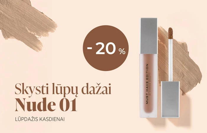 Tobulas Nude atspalvis kiekvienai dienai 