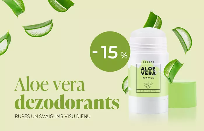Aloe vera dezodorants - svaigums un rūpes vienuviet