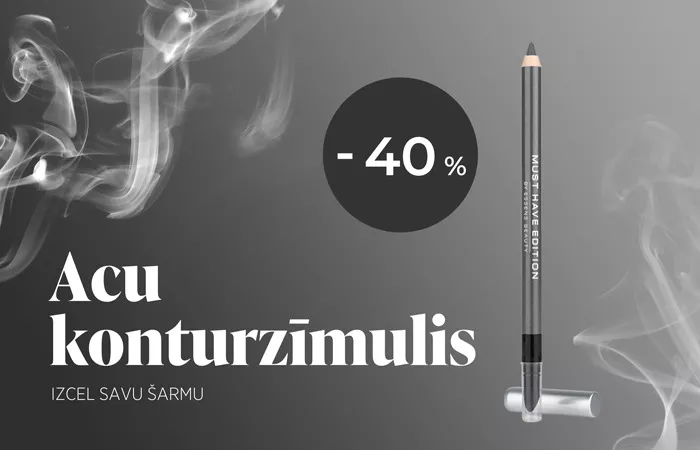 Acu kontūrzīmulis – intensīva krāsa, viegla uzklāšana