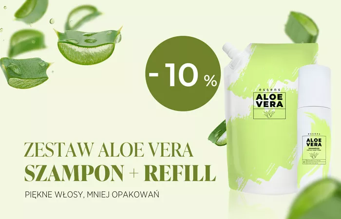 Zestaw szampon + refill Aloe vera