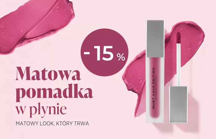 Matowa pomadka w płynie – matowy efekt, który utrzymuje się przez długi czas!