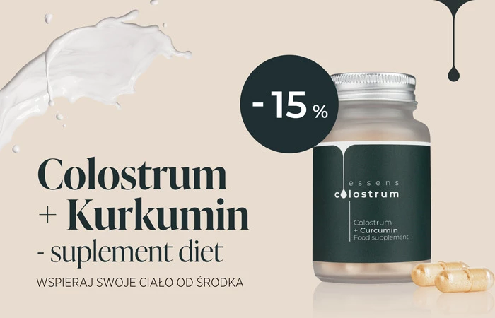 Colostrum + Kurkuma – suplement diety
