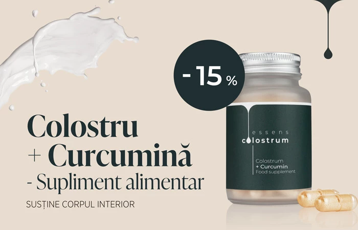 Colostru + Curcumin – un supliment alimentar