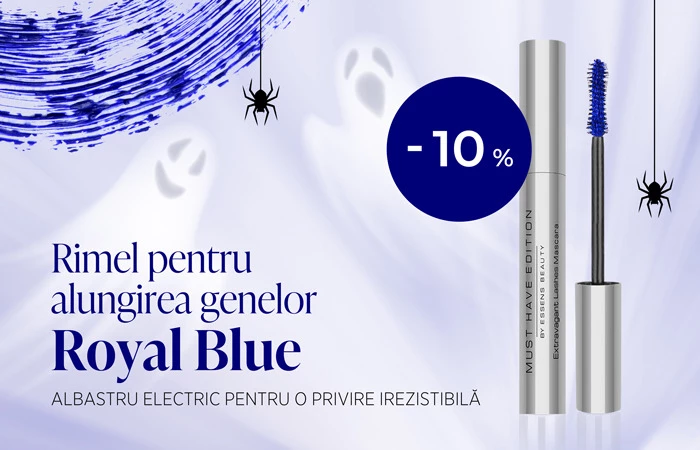Albastru electric pentru Halloween 