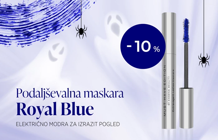 Električno modra za Halloween