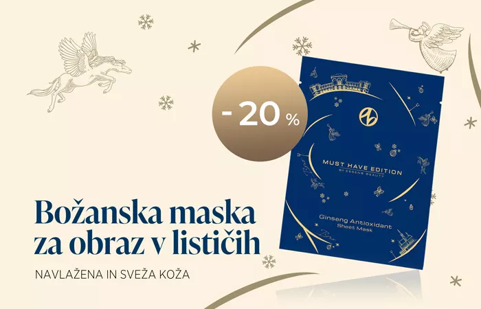 Božična maska iz blaga