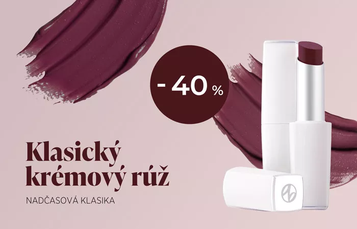 Klasický krémový rúž – klasika, ktorá nikdy nevyjde z módy.