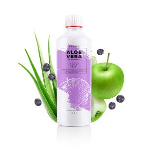 Aloe Vera 99.5% Gel Drink − Apfel + Acai − Nahrungsergänzungsmittel