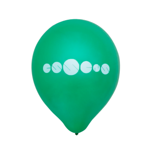 Зеленый воздушный шар логотип ESSENS