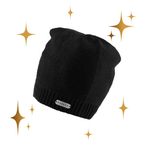 Men's knitted hat ESSENS - black