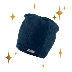 Men's knitted hat ESSENS - dark blue