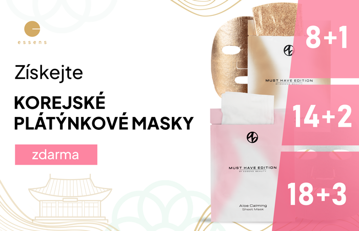 NOVÉ SUPERPACKY – KOREJSKÉ PLÁTÝNKOVÉ MASKY!