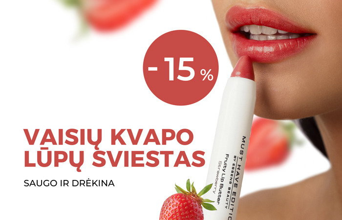 Saldi lūpų priežiūra visą dieną