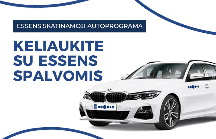Važiuokite ESSENS spalvomis