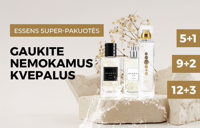 Gaukite nemokamus kvepalus