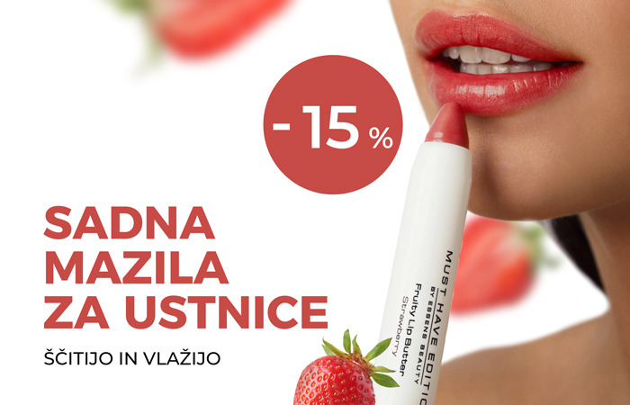 Sladka nega za ustnice skozi ves dan