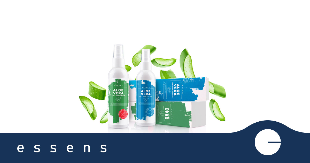 Set Aloe Vera Soft Spray plus + Soft Spray kids | ESSENS United Kingdom